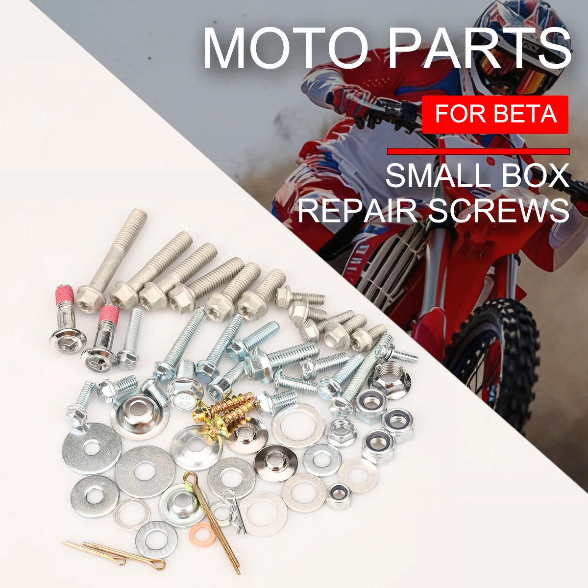 

Комплект винтов и болтов для обтекателей и крыльев мотоциклов BETA 125-530 RR RX RS Xtainer Enduro и Dual Sport, модели 2001-2025 годов