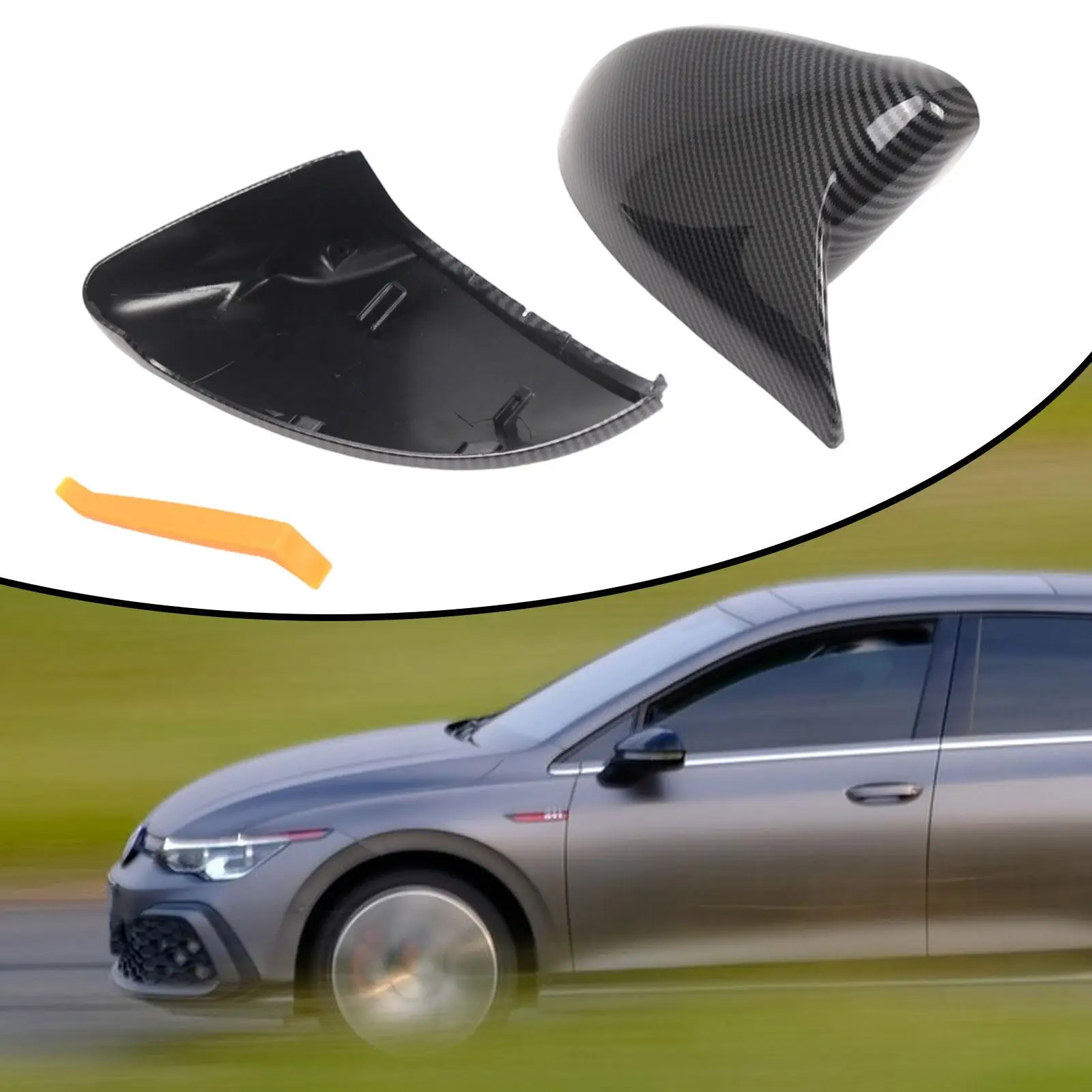 

Side Wing Mirror Covers 5G0 857 537 5G0 857 538 for Volkswagen Golf MK7