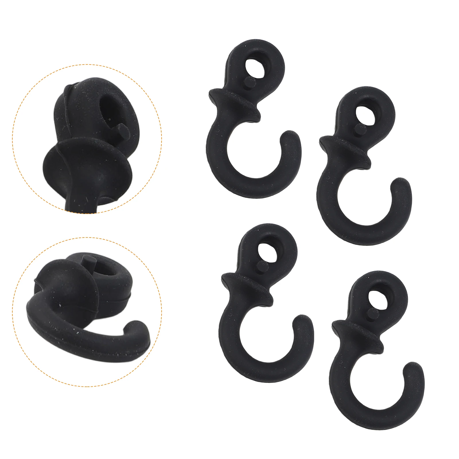 

48 Monkey Tail Stabilizers for Compound Bowstrings Soft Rubber Material for Enhanced Noise Reduction and Shock Absorption
