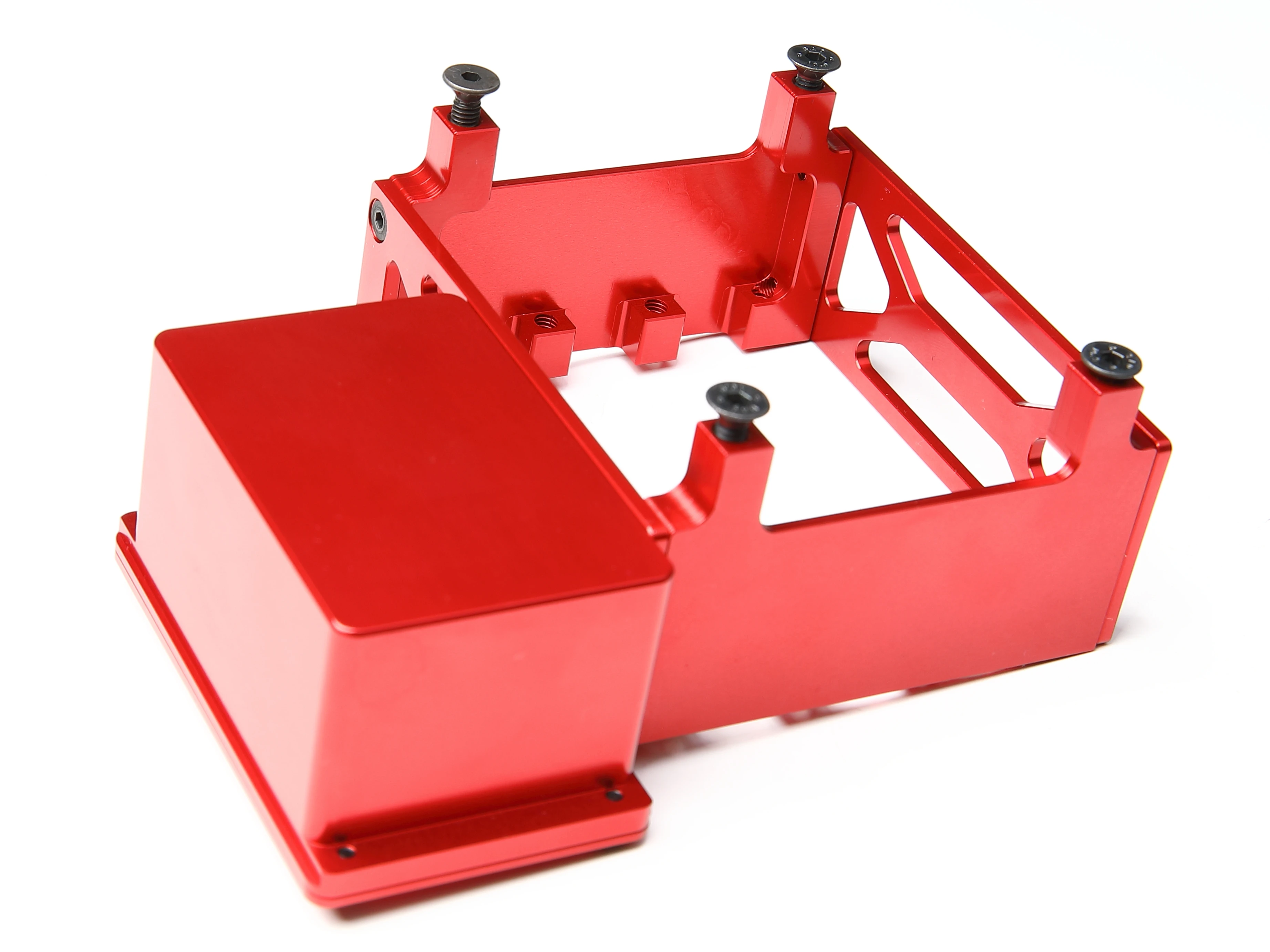 GTB CNC Aluminum Servo Mount Receiver Case for 1:5 RC Car LOSI DBXL-E 2.0 Upgrade Part