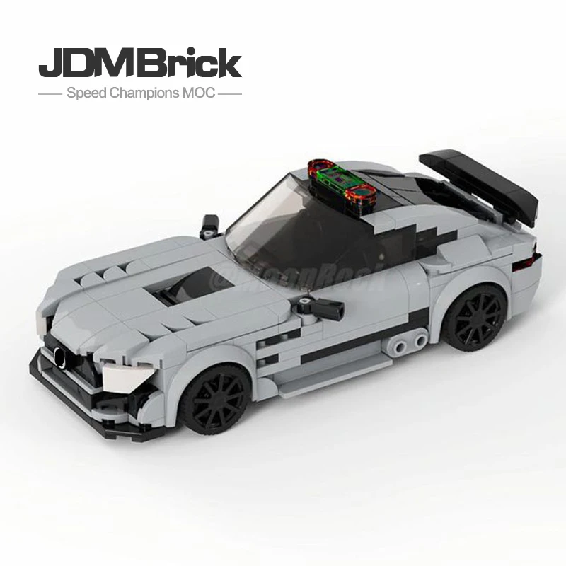 MOC-132292speed supercar cool racing car children's intelligent assembly small particle brick building block car model male gift