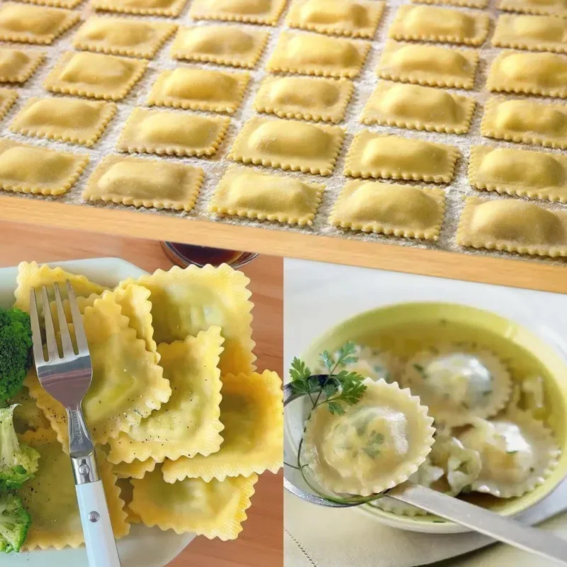 Kitchen Tools 10 with Tortellini Molds Ravioli Aluminum Shape Dumplings Dumplings Kitchen DIY Tools for Making Pastry Dumplings