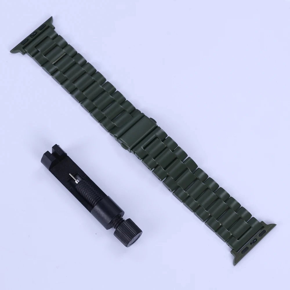Edelstahlarmband für Apple Watch 46 mm Ultra 49 mm, Metallarmband für iWatch 12 11 10 9 8 SE 42 mm, Business-Uhrenarmband – Detail 8