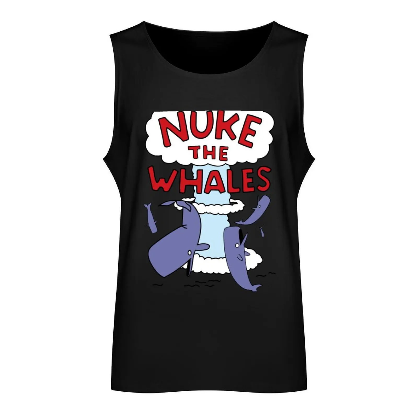 Nuke the Whales Tank Top Vest Gym clothes