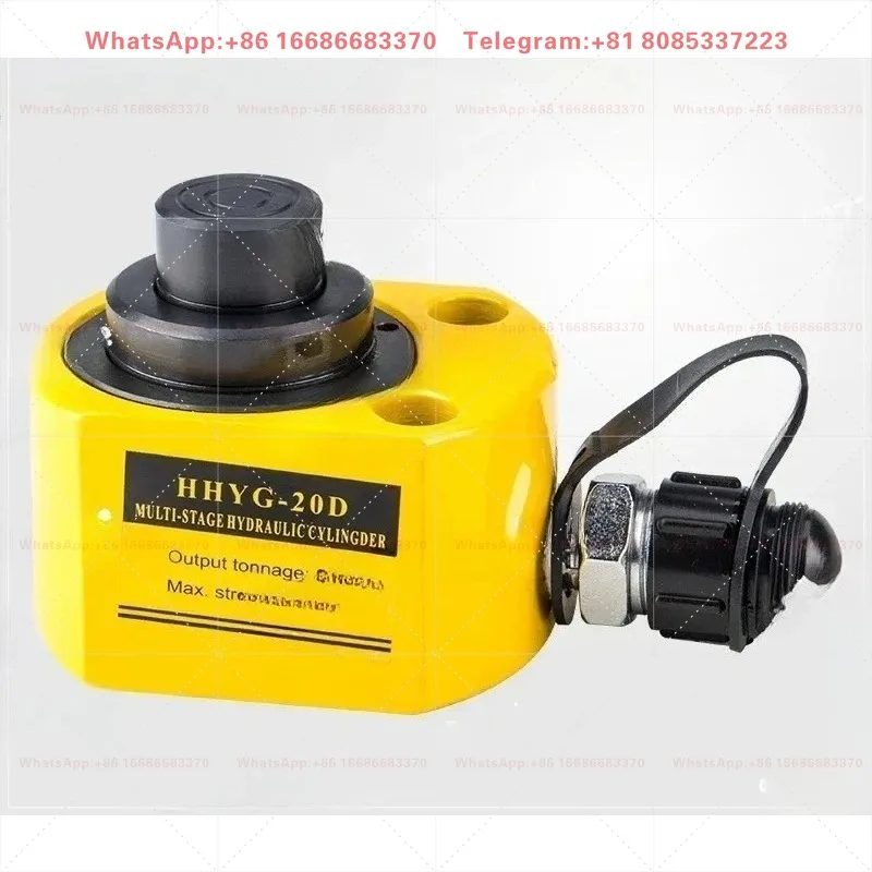 DFPY-10T/20T/30T/50T/100T Multi-Section Electric Separate Hydraulic Jack & Cylinder