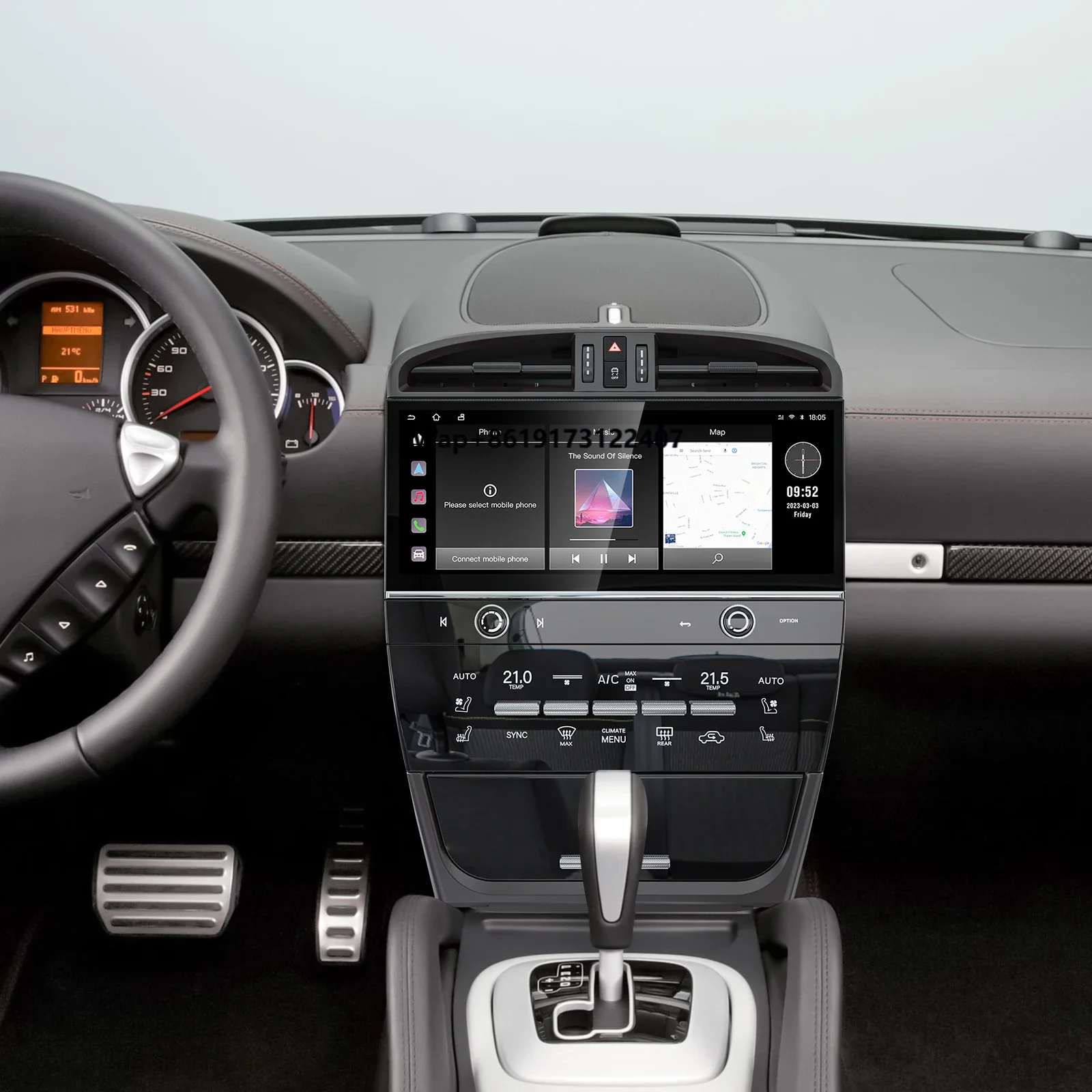 For 2003 2009 Car Upgrade 12.3 inch Android Car Radio GPS Navigation Multimedia Carplay Auto Head Unit