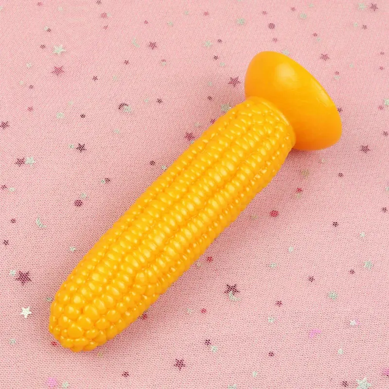 New 6.4\'\'Corn Dildo,Corn Cob ,Knobs ,Anal Vagina Plug,Soft Odorless Silicone ,Particle Surface Vagina Stimulate