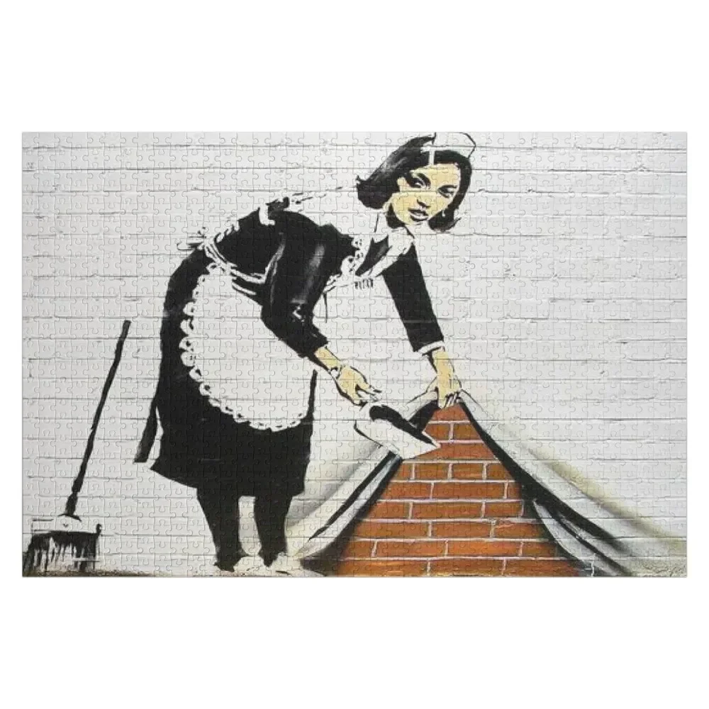 Sweep it Under the Carpet – London #19 Jigsaw Puzzle Scale Motors Custom With Photo Personalized Gift Baby Wooden Puzzle