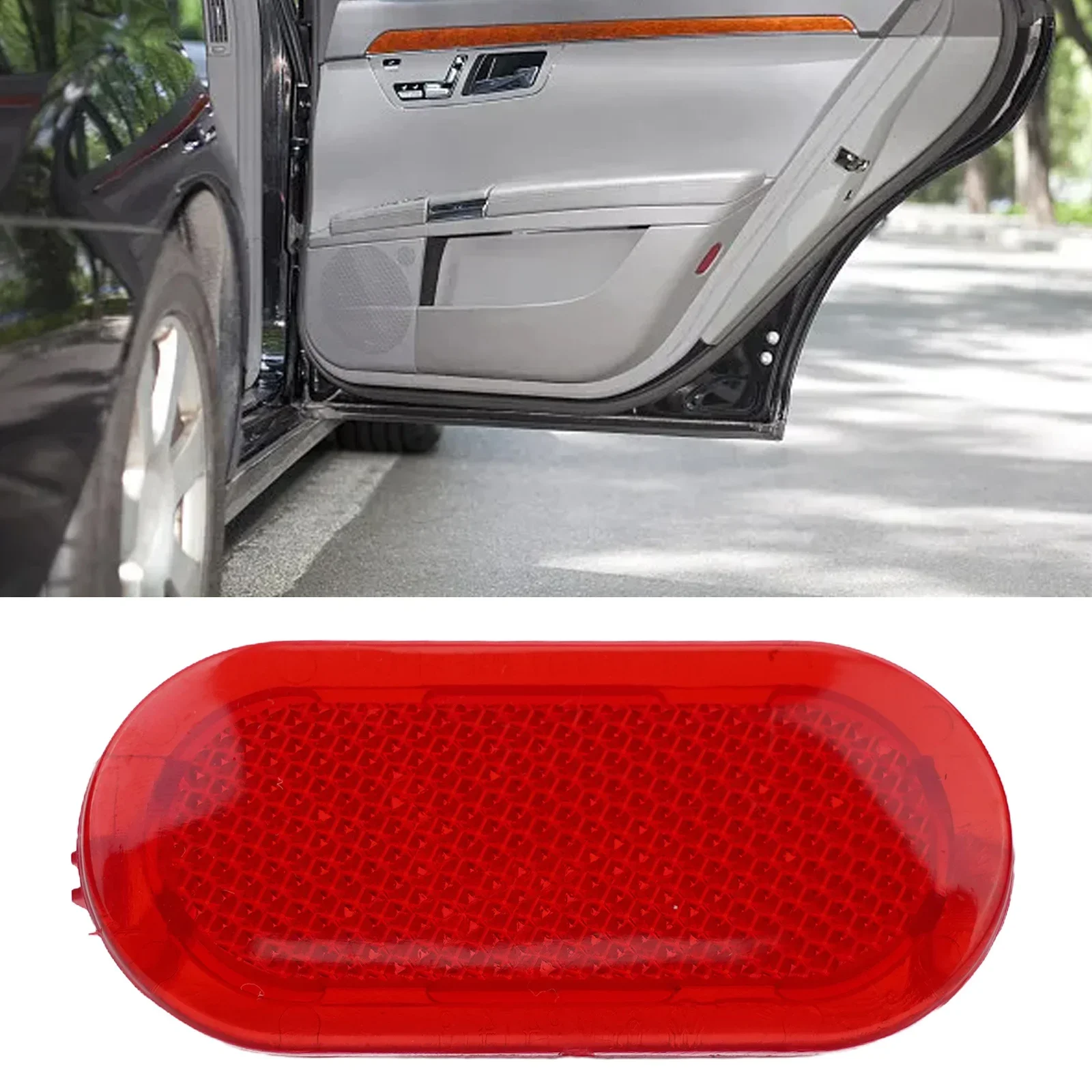 6Q0947419 Door Red Panel Light Lamp Reflector Fit For Touran 2006-2015 6Q0 947 419 Replacement Automobiles Parts