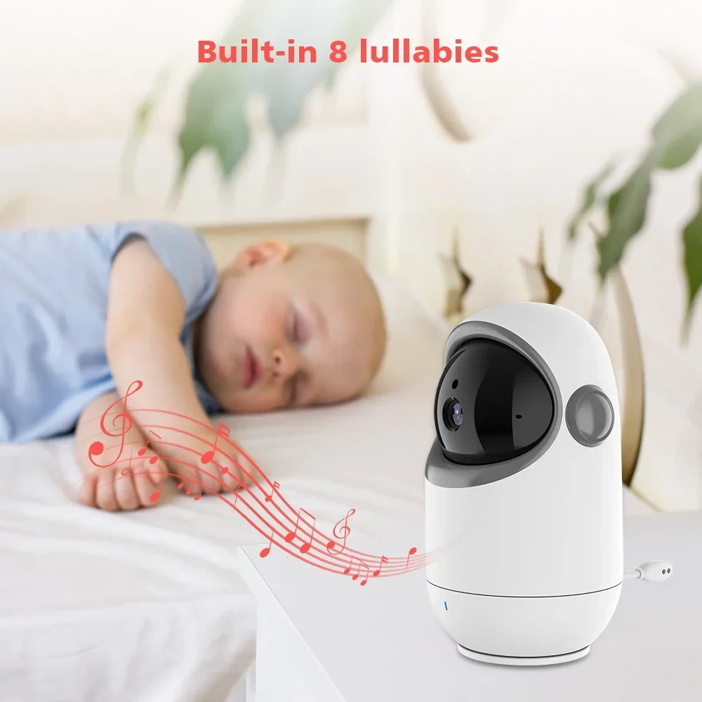 

4.3''LCD VB801 Baby Monitor With Pan Tilt Camera 2.4G Wireless Two Way Audio Night Vision Security Camera Babysitter Monitor