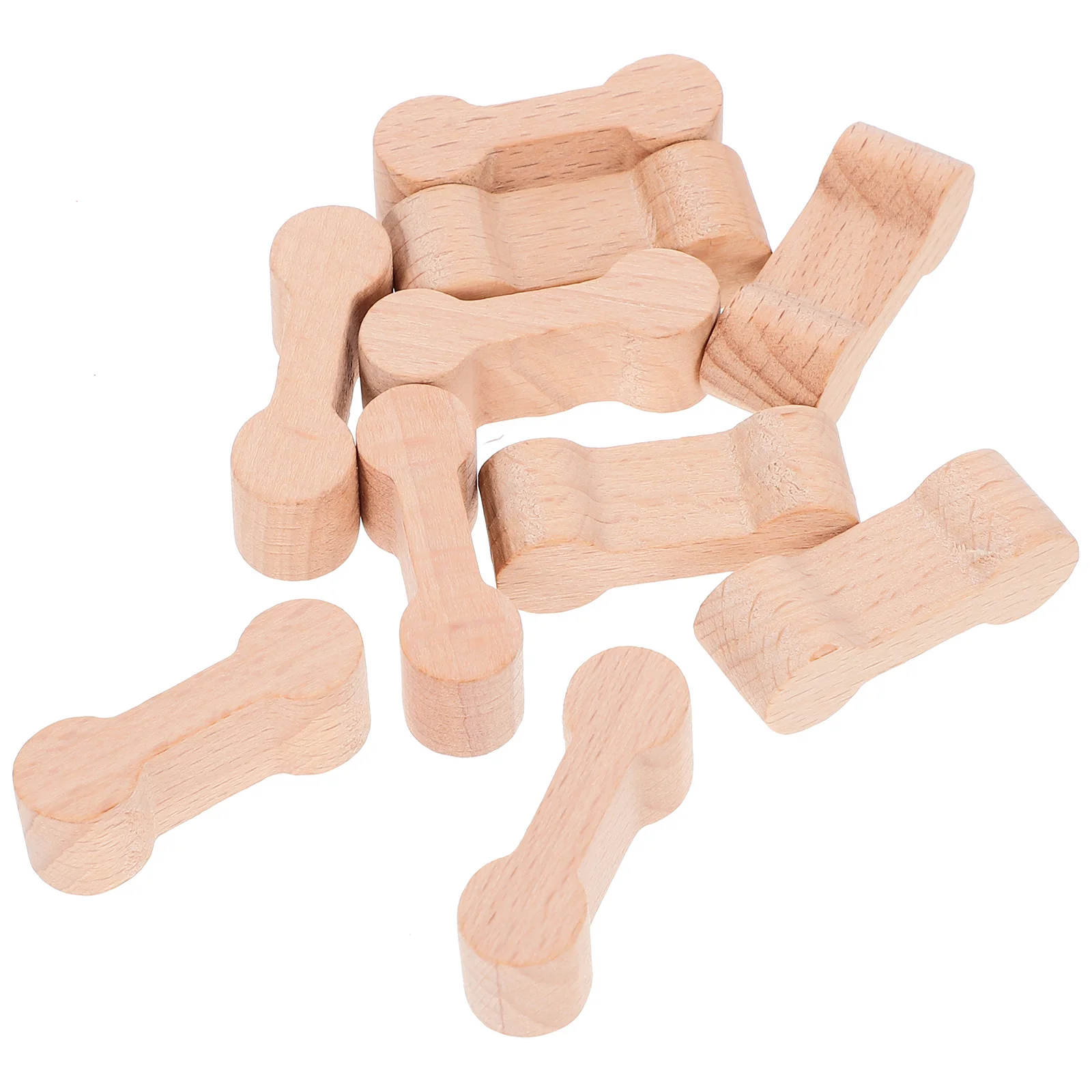 10 Pcs Train Track Connector Buckle For Games Playing Kids Model Accessories Wood Pretend