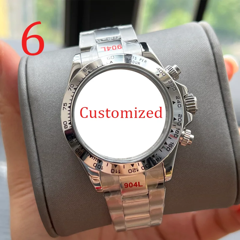 2025 Men's Watch New White Plate Steel Ceramic Ring Automatic Movement Mechanical Movement Fashion Watch Can Be Customized
