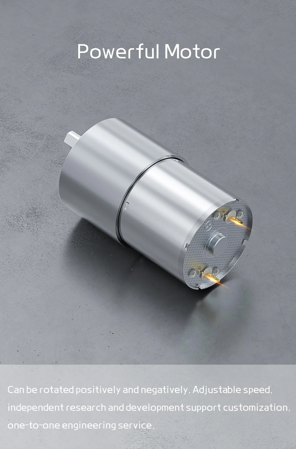 JGB37-3530 12/24V DC Getriebemotor 37mm Vollmetallgetriebe 4-1600 U/min Getriebemotor mit hohem Drehmoment und Exzenterwelle – Detail 12