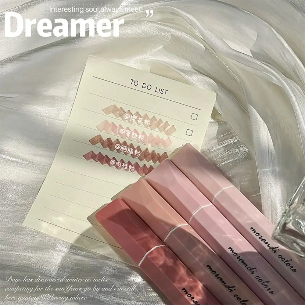 4PCS/Set Eye Protection Highlighter Graffiti Gradient Color Hand Account Pen Stationery Color Marker Pen School Office