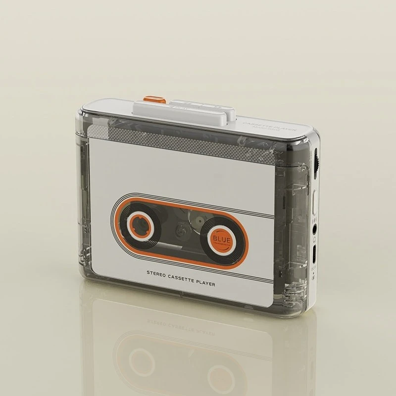 Stereo Cassette Player 6508 Retro Bluetooth Players Single Players Transparent Shell Portable Walkman Customized Gifts