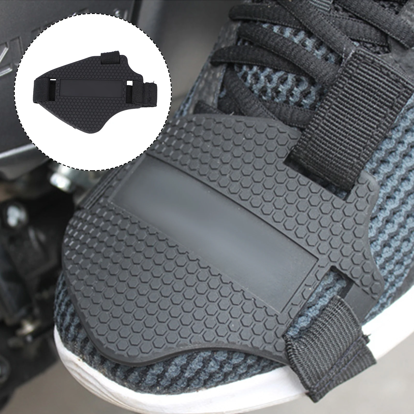 

Motorcycle Gear Shift Cover Riding Shoe Protector Non-slip Elastic Band Cycling Driving Boot Cover Durable Toe Guard Shoecover