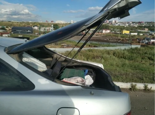 Imagen 2 del producto Amortiguador de puerta trasera para coche, soporte de elevación de puntales de Gas cargado, para Honda Integra DC1, DB6, DB7, DB8, DB9, años 1994 a 2001