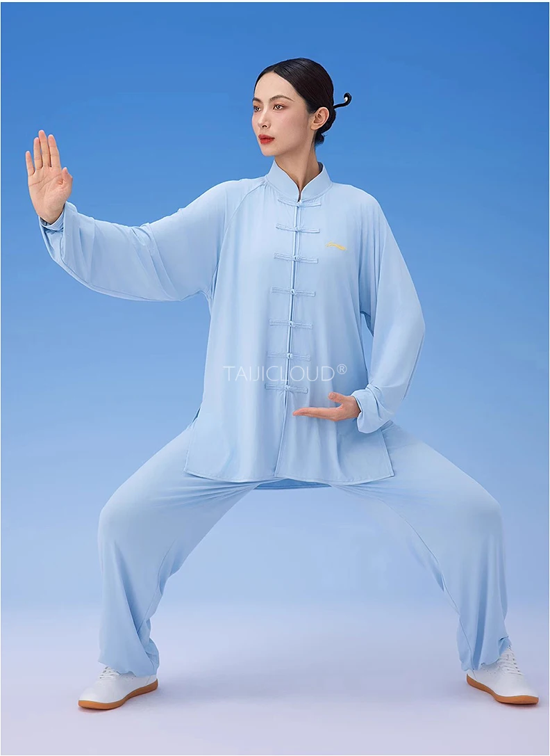 

2024 Tai Chi Group Uniform - Men/Women's Baduanjin Kung Fu Suit for Martial Arts Performance & Team Training