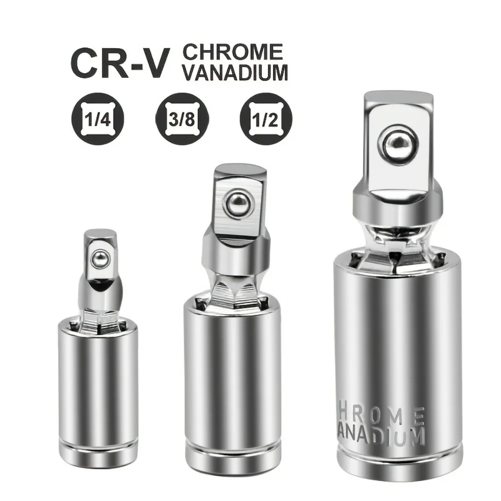 

Поворотный на 360 градусов шарнирный адаптер для пневматического гайковерта с выдвижной вставкой 1/2, 3/8, 1/4 дюйма