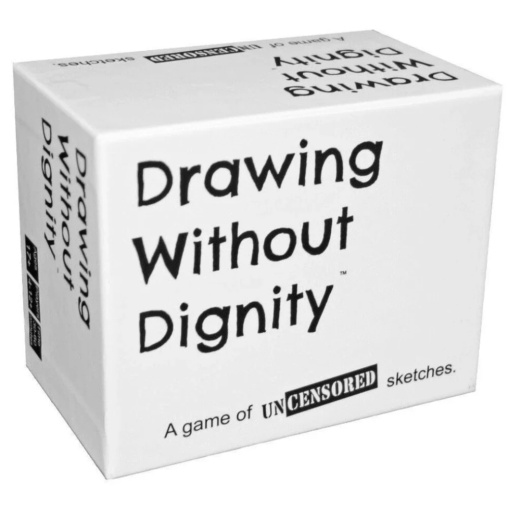 Drawing Without Dignity & Expansion Pack 1 COMBO PACK: Fun adult party game