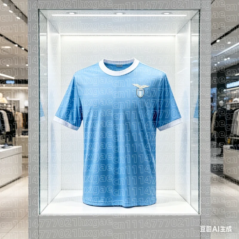 Nova Camisa Oficial do Lazio Temporada 2026 - Camiseta Esportiva Unissex de Manga Curta Respirável e com Absorção de Suor para Família e Crianças - Moda