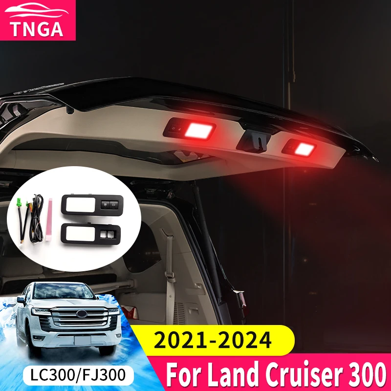 For 2022-2025 Toyota Land Cruiser 300 Upgrade Interior Decoration Accessories Tailgate Warning Light LC300 FJ300 Trunk Lighting