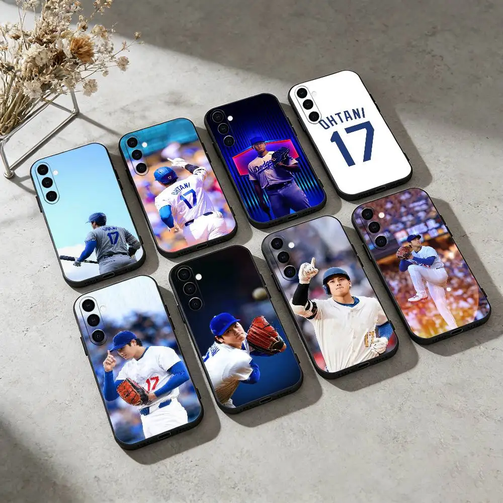 

Baseball S-Shohei Ohtani 17 Phone Case For Samsung GalaxyA13,21s,22,31,32,52,53,71,72,73,Soft Black Cover