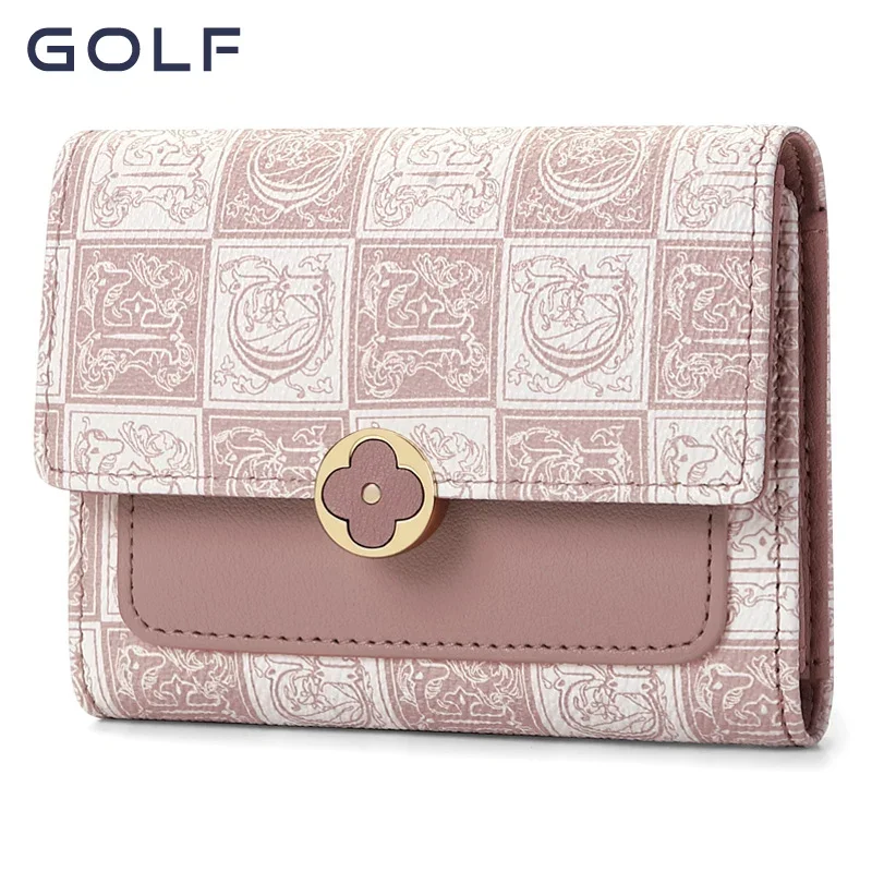 GOLF Wallets for Women Short Style Purses Elegant Female Coin Wallet Large Capacity Card Money Holder Fashion Luxury Women's Bag