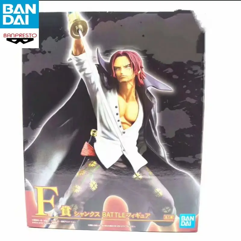 

BANDAI Ichiban Kuji Genuine ONE PLECE Dominance Dynamism F Prize Shanks Figure Model Desktop ornament Collector Figurine Toy