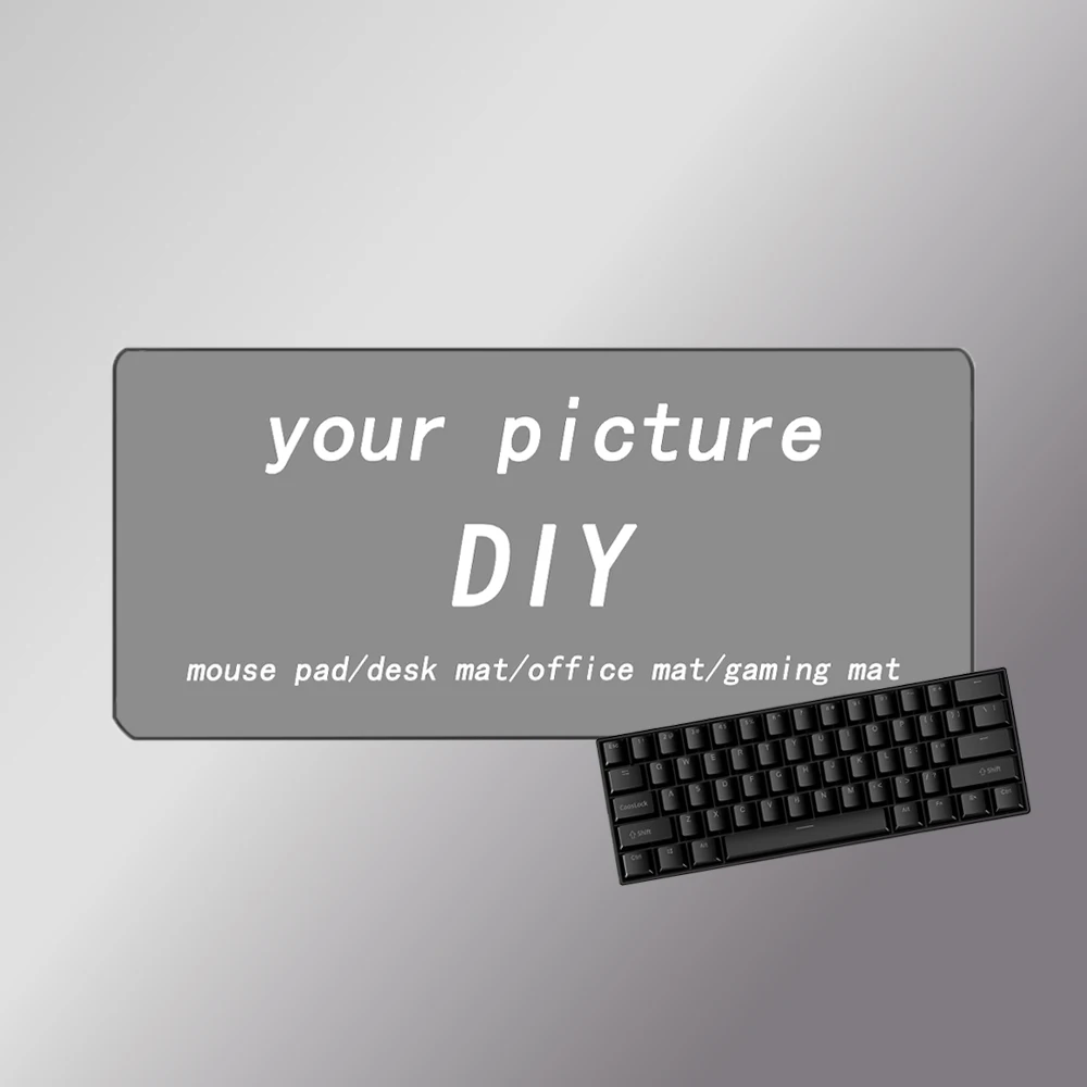Custom DIY Your Picture Printed Desk Pad Extra Large Soft Rubber Mouse Pad Personalized Aesthetic Gaming Keyboard Mat Multi-Size