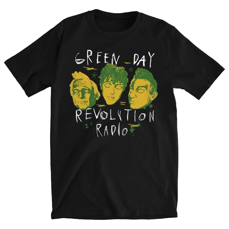 2026 Art Green Day Rock Band T-Shirt Baumwolle Grafik-T-Shirt Herren Damen Sommer Streetwear – Detail 7