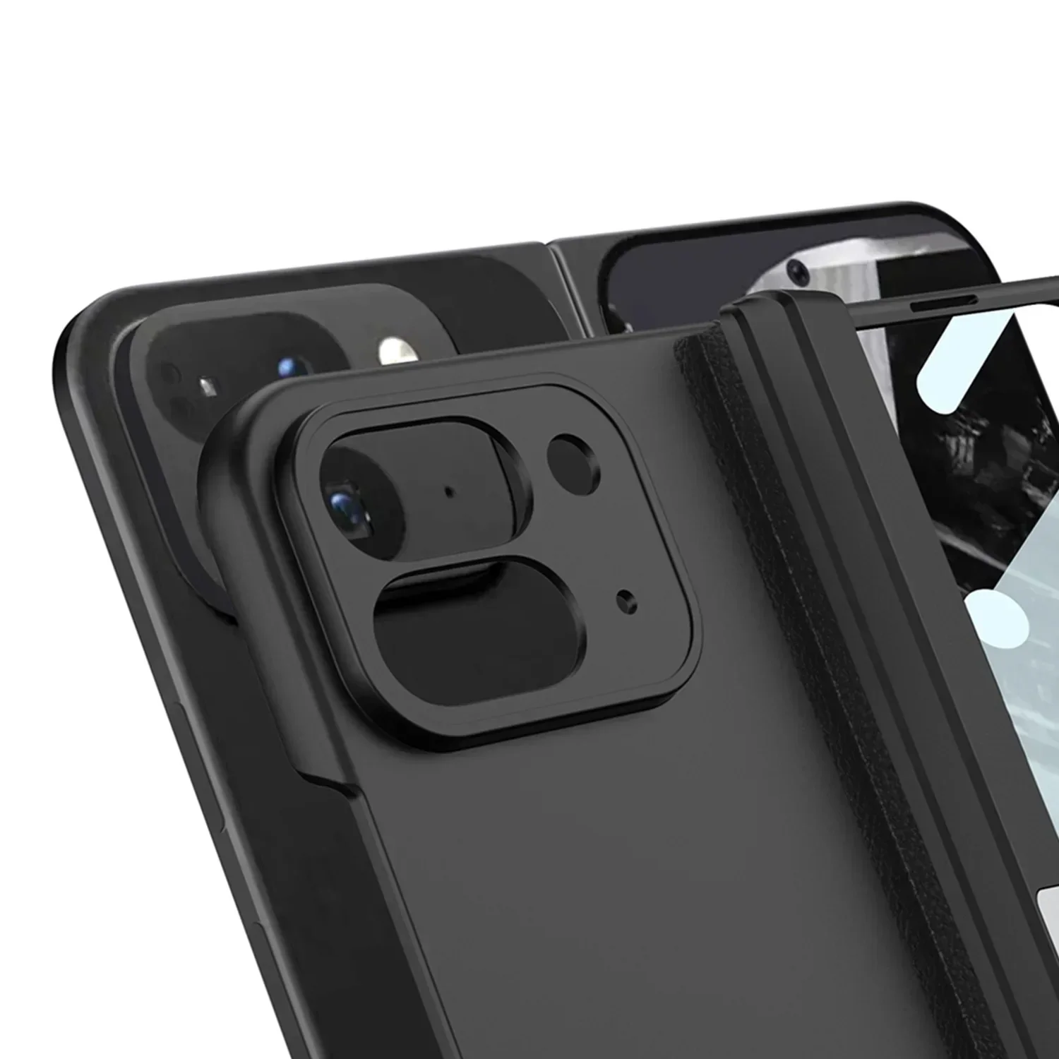 Cases For Side Bag Bracket Google Pixel 9 Pro Folding Screen Magnetic Hinge Google Pixel 9Pro Fold Protective Cover Cross-border