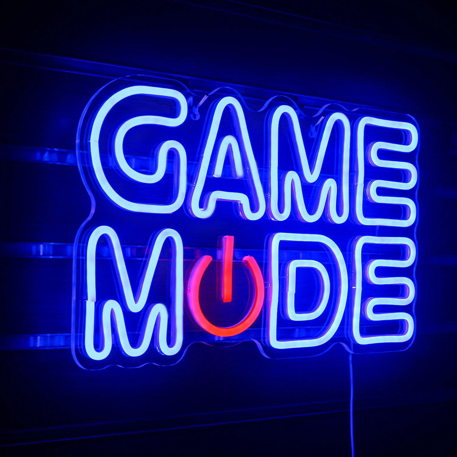Game Mode Neon Sign For Wall Decor Gaming Room Decoration For Home Bedroom Video Game Area Led Lights Dimmable Art Letter Signs