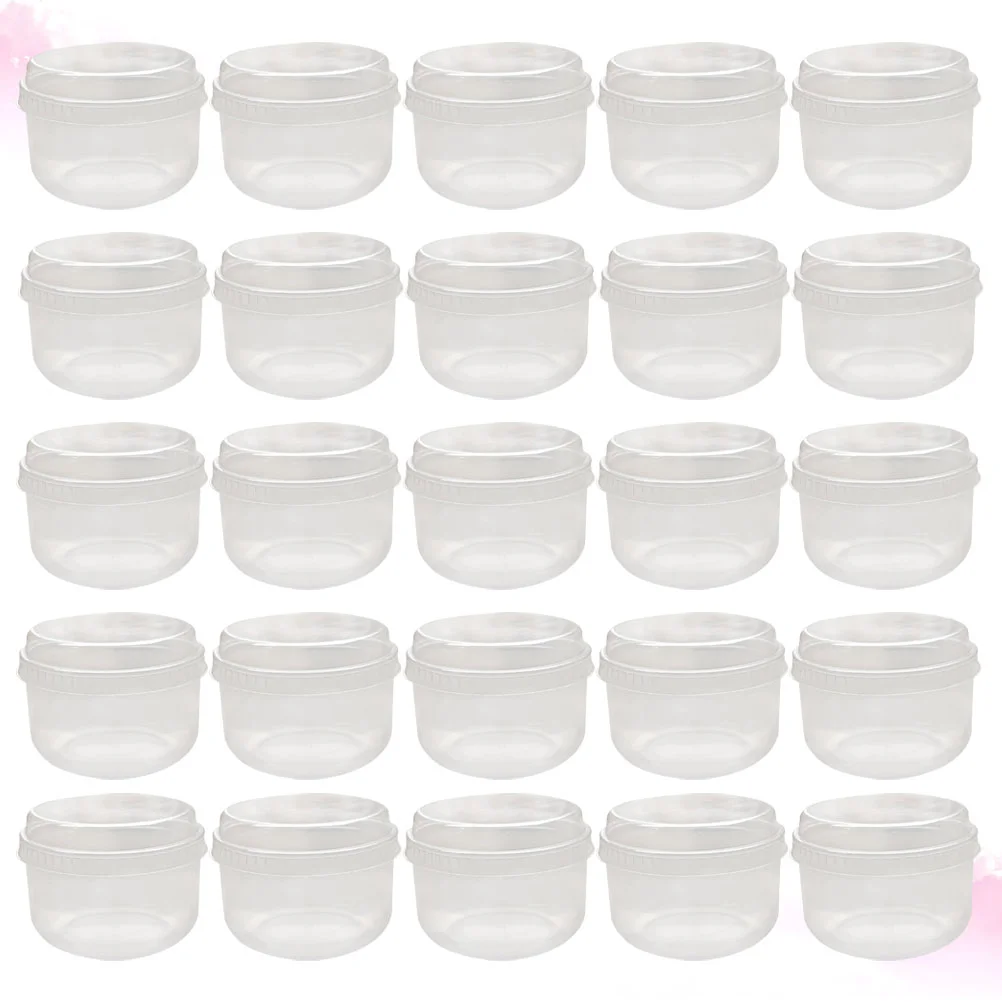 

50 Sets Chubby Pudding Cups Dessert Containers DIY Cake Reusable Beaker for Baking