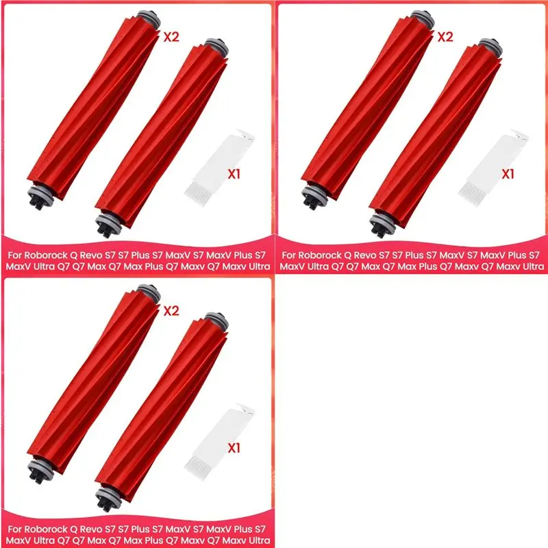 Y42A-6X Main Brush For Roborock Q Revo S7 S7 Plus S7 Maxv S7 Maxv Plus S7 Maxv Ultra Q7 Q7 Max Q7 Max Plus Q7 Maxv