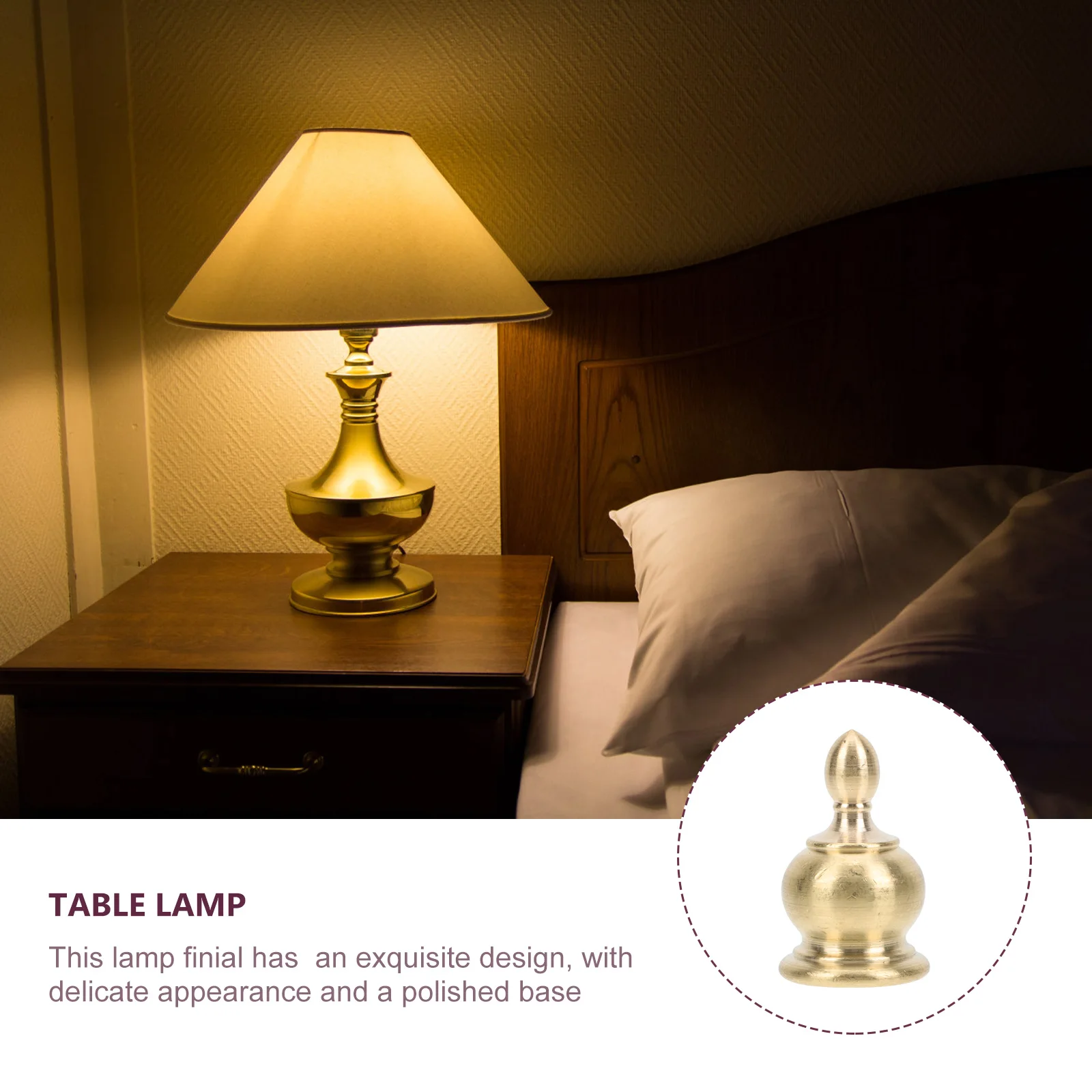 

Pendant Lamp Finial Lamp Lighting Crown Fixing Screw Cover European Style Decorative Lampshade Knob for Table Floor Wall Lamps