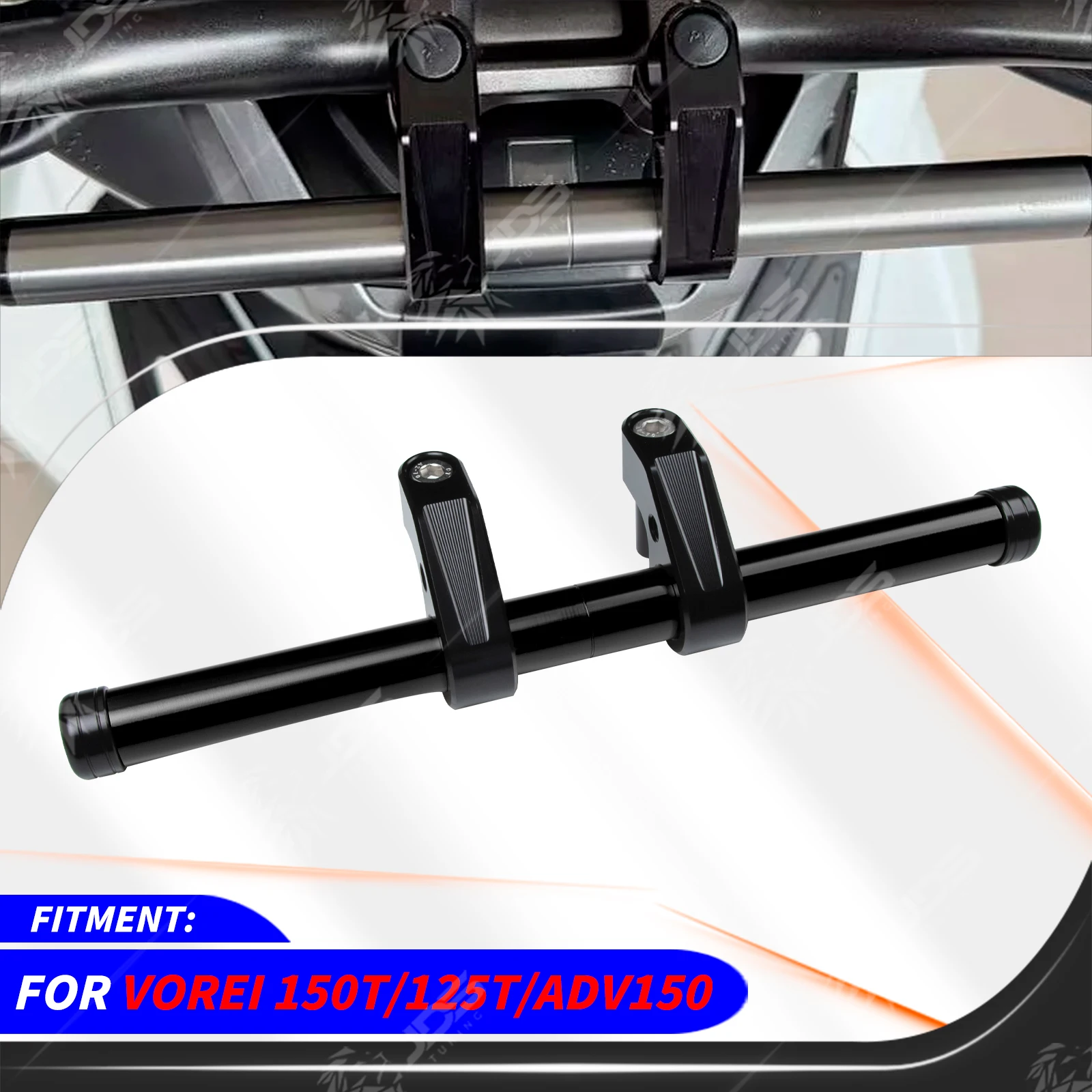 For DNAMOTORS/DAYANG VOREI 150T/125T/ADV150 Handlebar Grab Crossbar Child Safety Handrail Phone Navigation Holder Bracket Parts