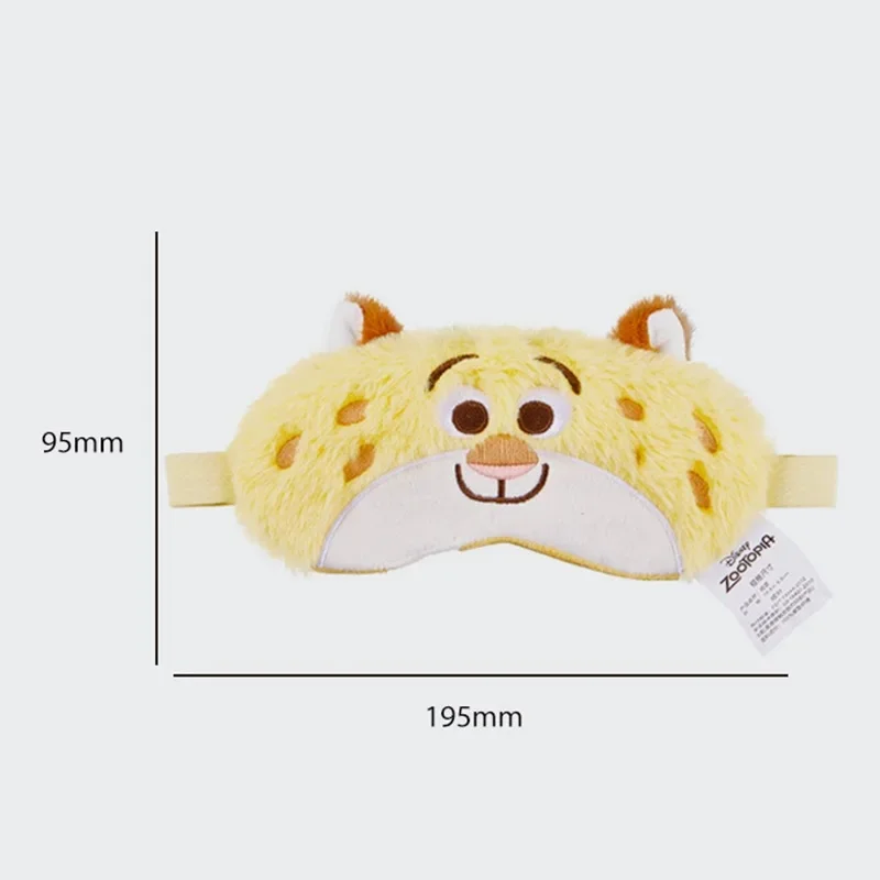 Disney Kawaii Stitch Zootopia Judy Nick Luiaard Figuren Oogmasker Voor Dutje Slaap Zonnebrandcrème Cartoon Pluche Perifere Gift