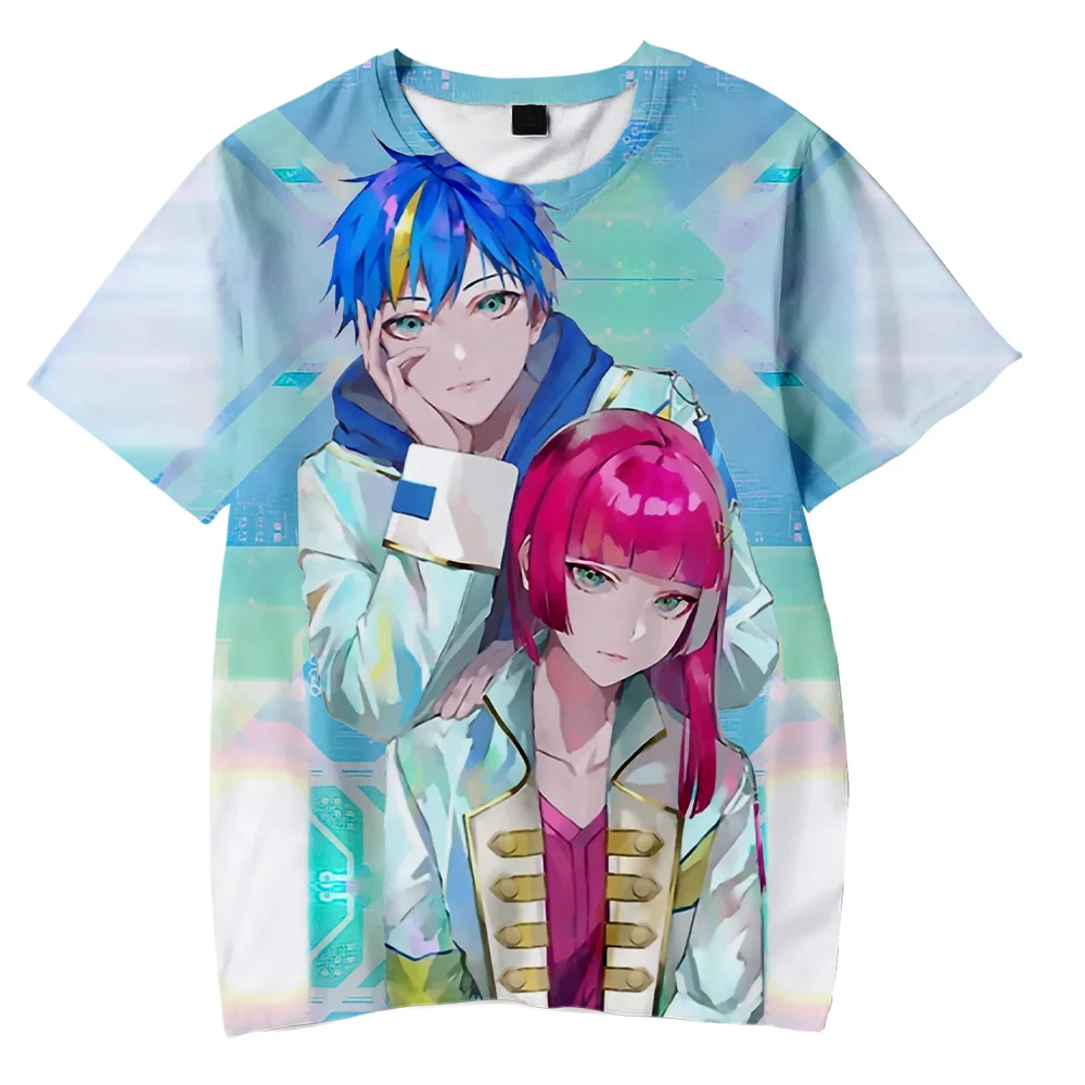 男性と女性のためのオリエンタル半袖Tシャツ,3Dカジュアルストリートウェア,アニメプリント,コレクション2023