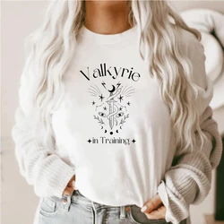 Valkyrie in training shirt TOG T-shirt acosf Booktok SJM Bookish merch gift A Court of Silver Flames Nesta Acotar Y2K Tee