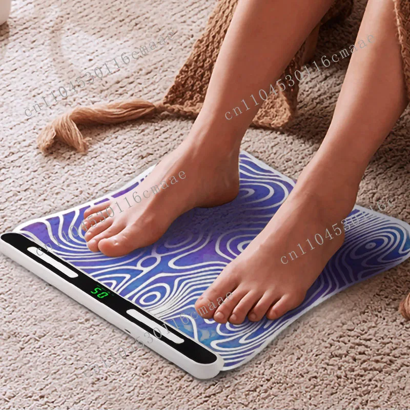 Ems Foot Massage Machine Beautiful Legs Foot Massage Pad Micro Current Stimulation Instrument Colorful Foot Massage Pad