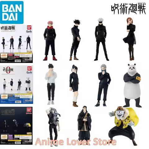 Bandai Original Gashapon HG Jujutsu Kaisen Gojo Satoru Itadori Yuji Fushiguro Megumi Kugisaki Nobara Anime Figures Toys