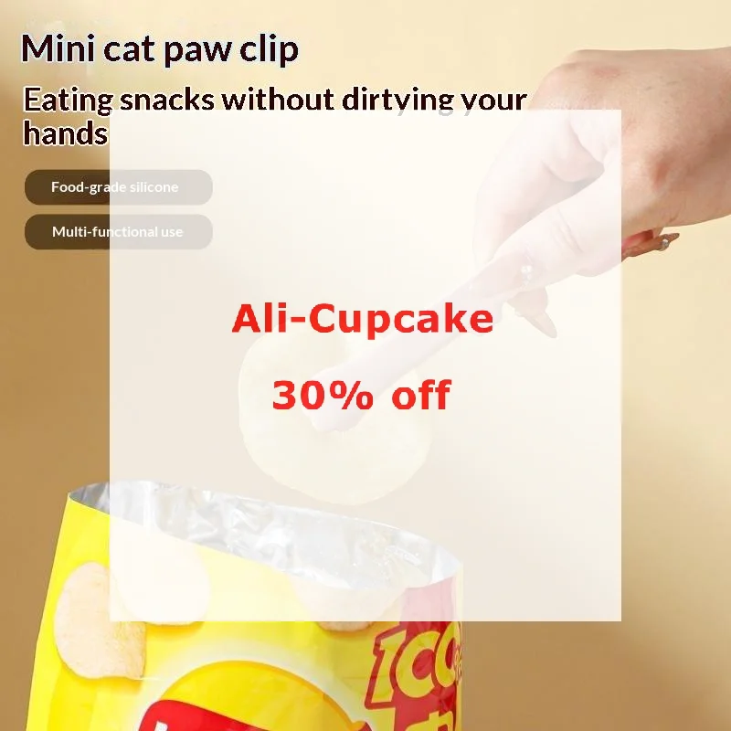 Cute Cat Paw Silicone Food Tongs Multicolor Food-Grade Kitchen Gadgets For Fruit Salad Ice Cube Practical Kitchen Accessories