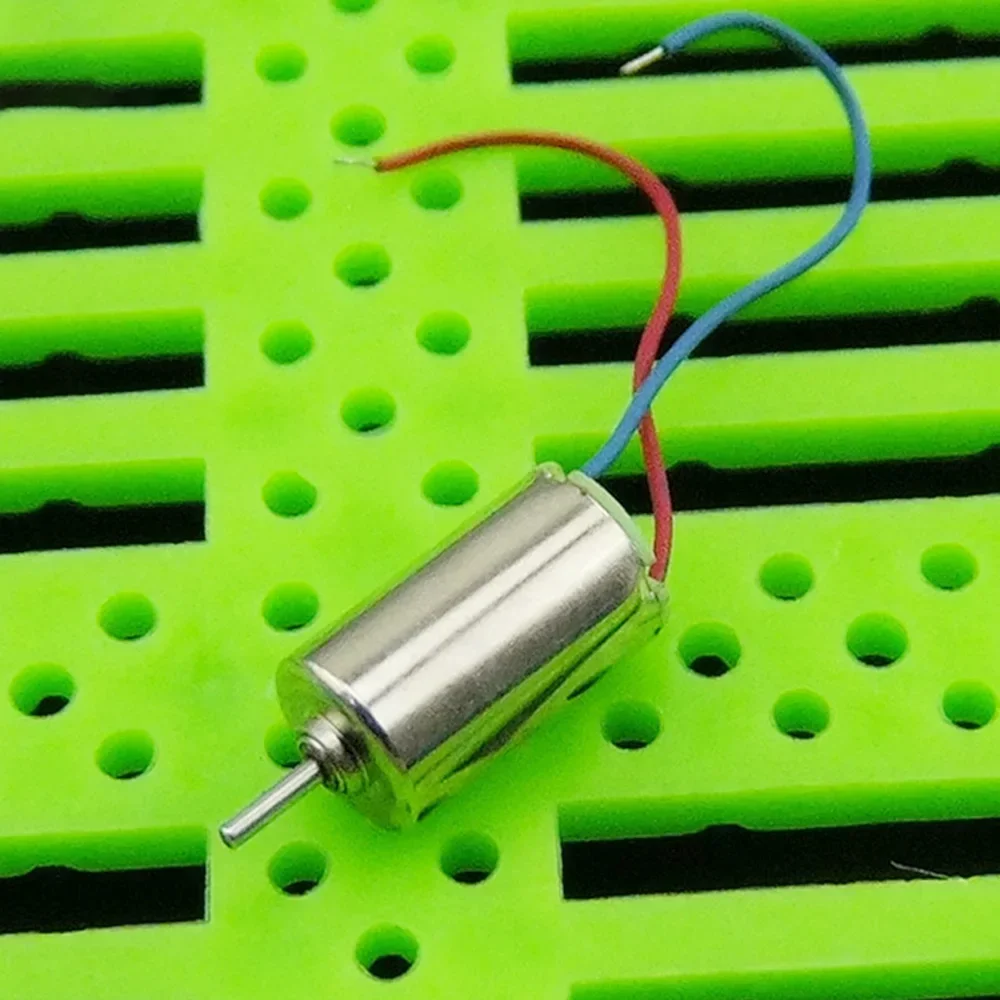 5PCS DC 1.5V-4.5V 610 Mini Electric Coreless DC Motor 3V 7500RPM 6mm*10mm For Model Helicopter Accessories Material