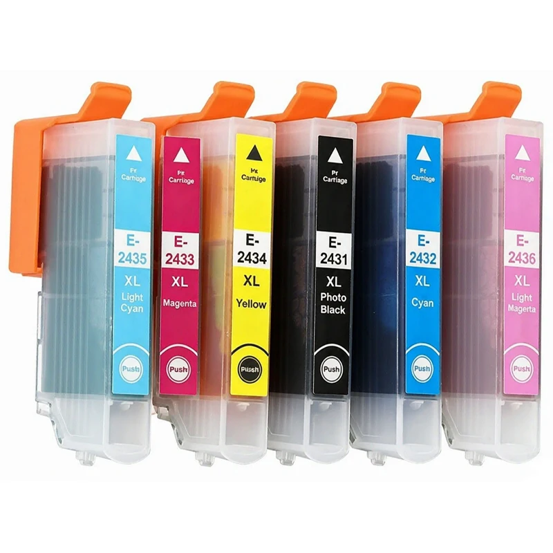 24XL T2431-T2436 Compatible Ink Cartridge For Epson EXPRESSION PHOTO XP-55 XP-750 XP-760 XP-850 XP-860 XP-950 XP-960 Printer