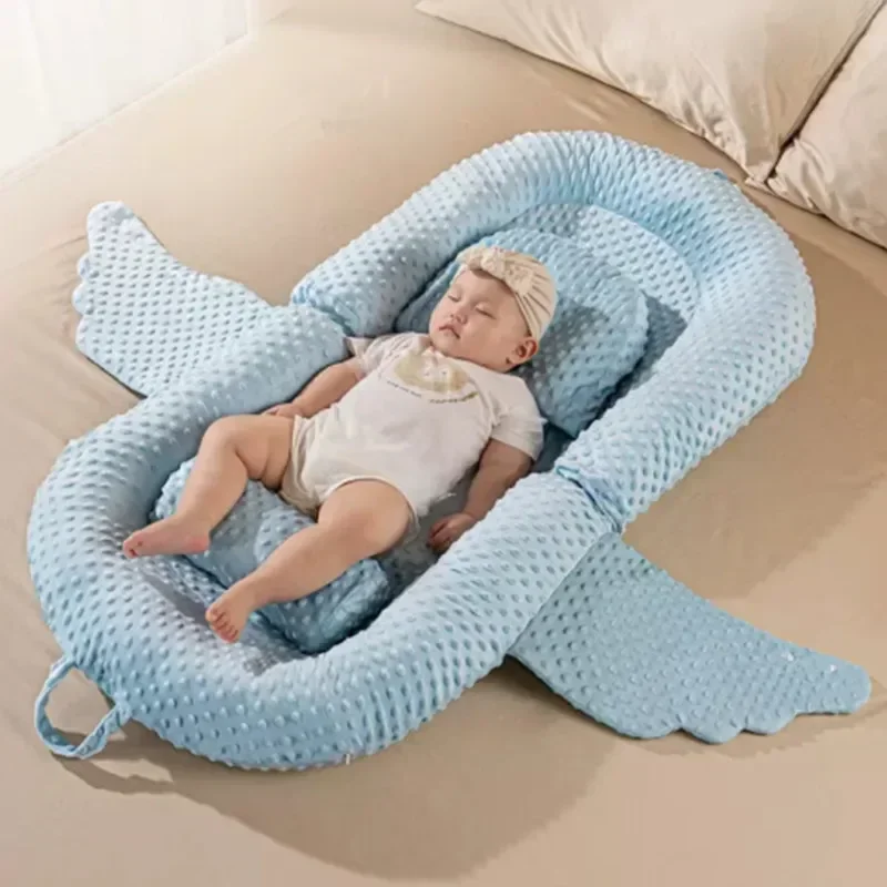 Almohadas para bebé de 0 a 12 meses, cuna para bebé recién nacido, almohadillas de pendiente portátiles, almohada para dormir para bebé, cama de