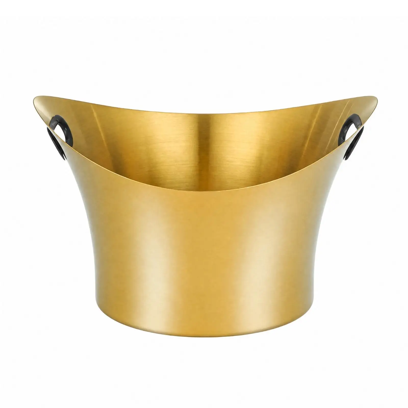 Double Wall Insulated Ice Bucket Stainless Steel Champagne Cooler for Wine Bottles Beverage Container with Handles for Party