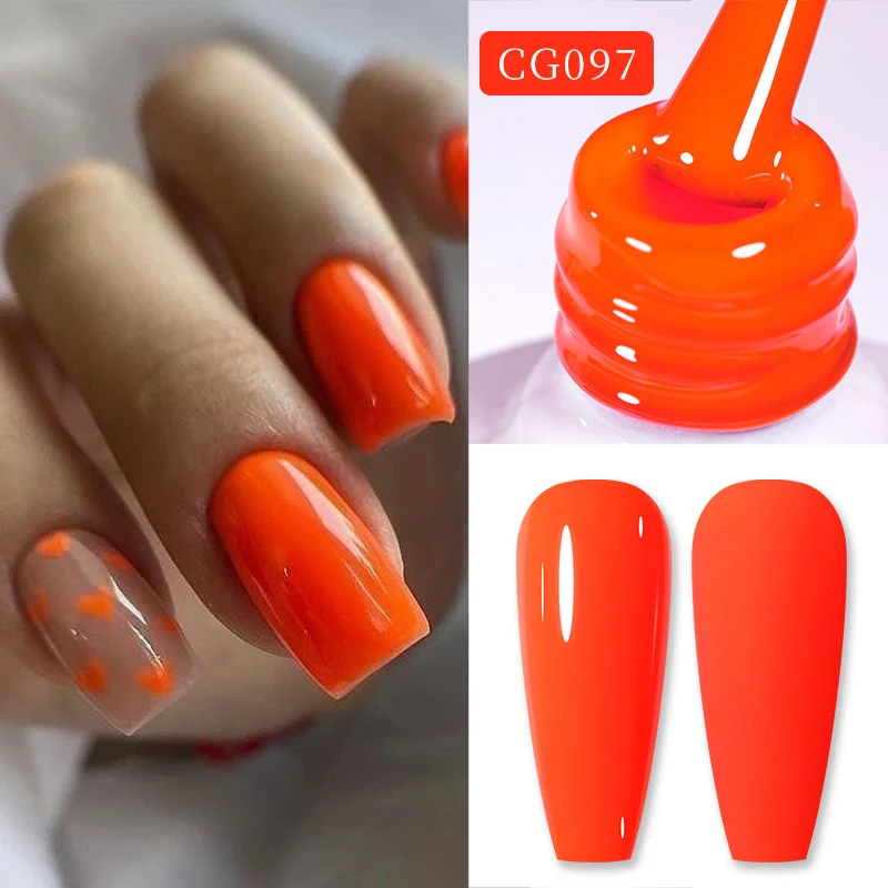 Nascido bonito 10ml luz verde gel unha polonês halloween unhas super brilhante varnis semi permanente embeber fora gel uv para unhas diy