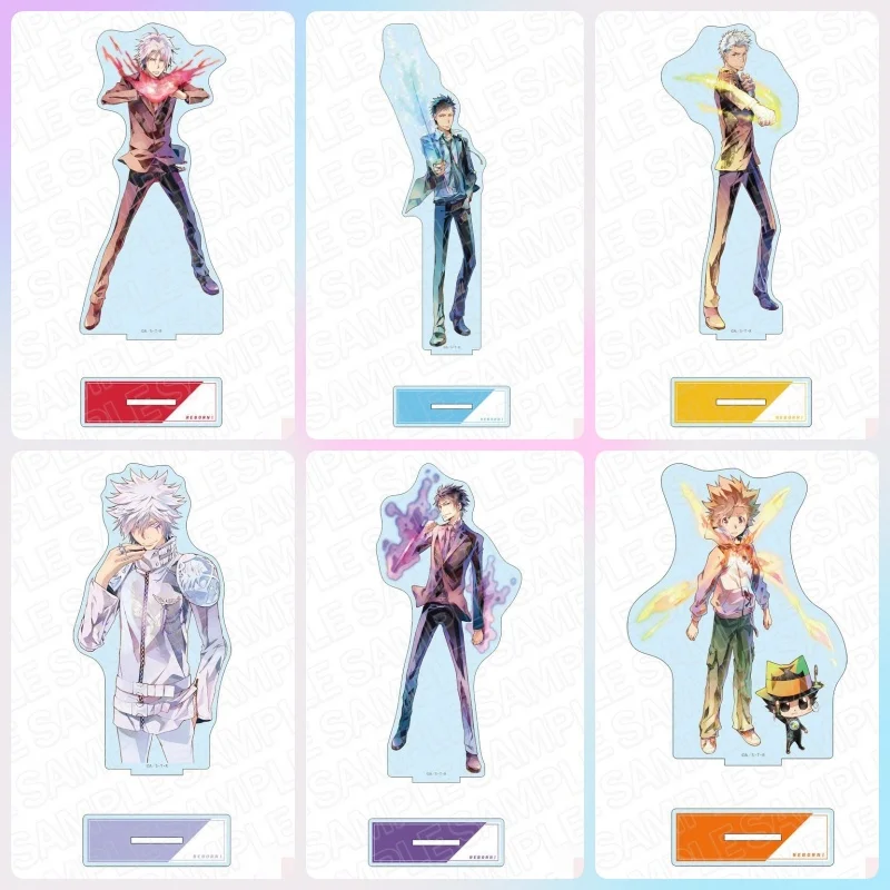

Katekyo Hitman REBORN! ANIME 15CM Acrylic figure stand Figure Desktop ornament Collecting accessories keychain