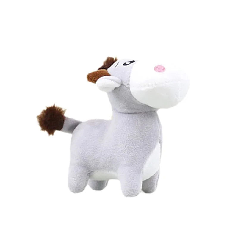 Chaveiro bonito do bezerro para o telefone móvel, encantos Little Donkey, pingente para chaveiro do carro, fone de ouvido e mochila, decoração do saco, casal